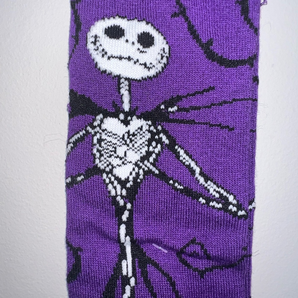 Disney Nightmare Before Christmas Purple Socks Size 9-11